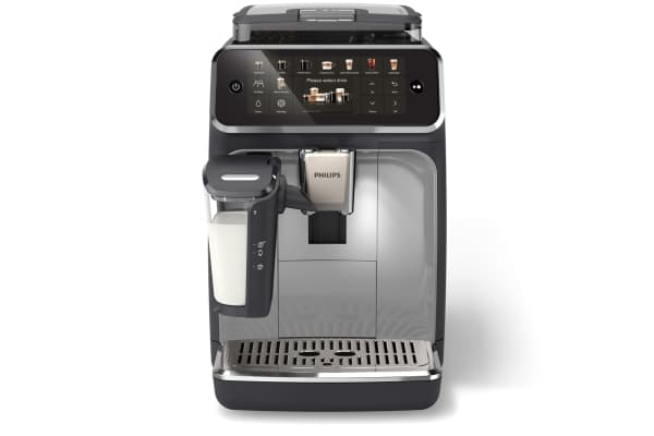 Philips 5500 series EP5546/70, Espressomaskin, 1,8 L, Kaffebønner, Innebygd kvern, 230 W, Svart, Sølv