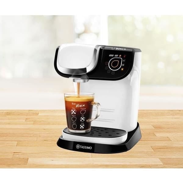 BOSCH - Kaffebryggare för flera drycker - 1300W - Tassimo My Way - vit -TAS6504