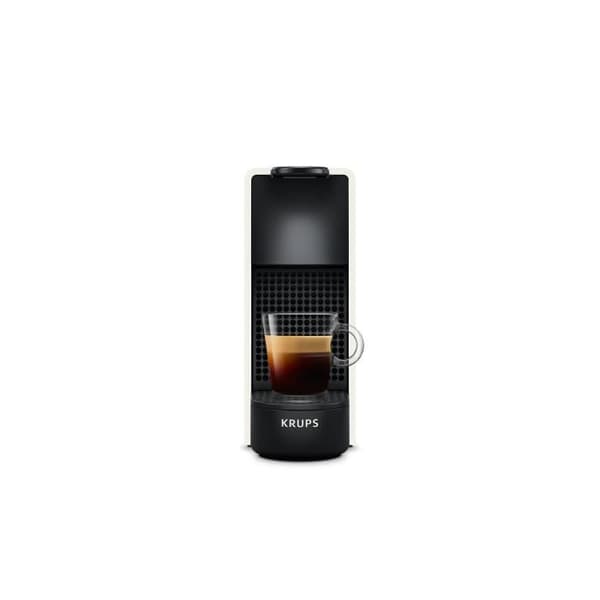 NESPRESSO KRUPS Essenza Mini Espresso kapselkaffemaskin, 0,6 L tank, Snabb förvärmning, Vit YY2912FD
