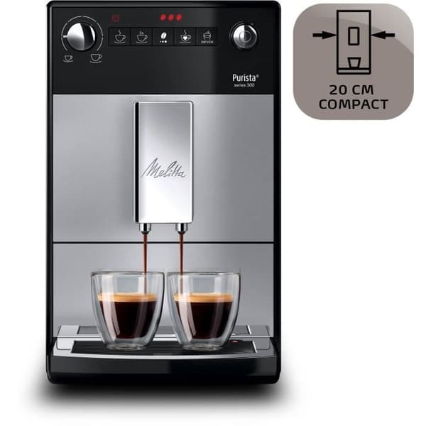 MELITTA Purista Bean-to-Cup kaffemaskin - Silver