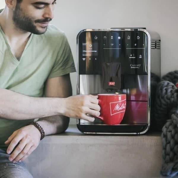 MELITTA Barista T Smart Bean kaffemaskin - Silver (utan mjölktank)
