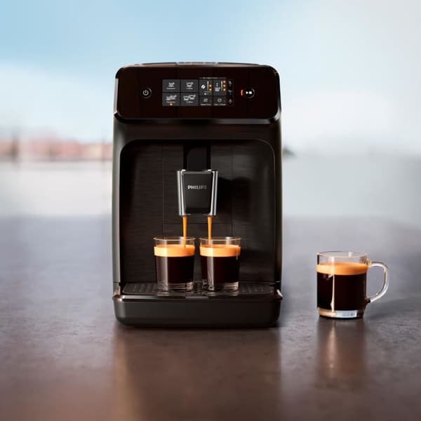 Automatisk kvarn espressomaskin - PHILIPS - EP1200/00 - 1500 W - 275 g bönor - Svart