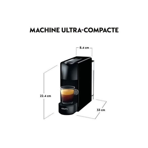 Krups Nespresso Essenza Mini Piano Svart
