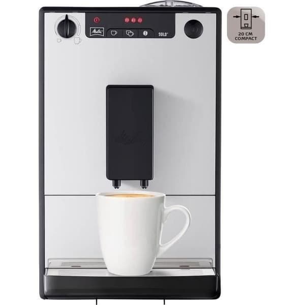 MELITTA Solo Bean Grinder kaffemaskin - rent silver