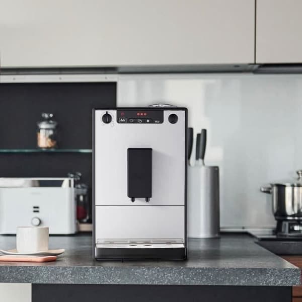MELITTA Solo Bean Grinder kaffemaskin - rent silver