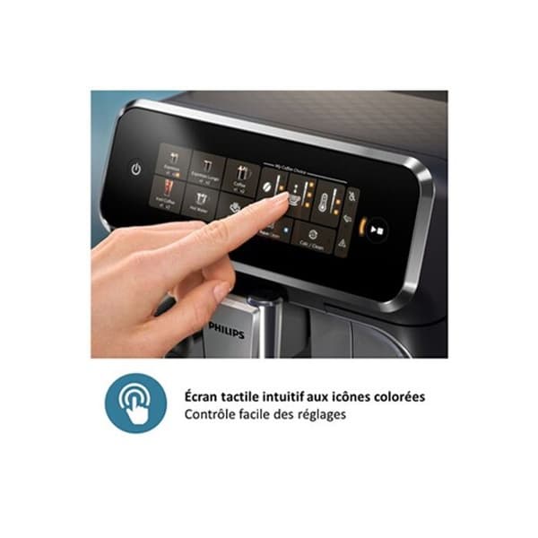 Espresso kvarn Philips EP3329/70 Series 3300 - Svart - 5 drycker - SilentBrew - AquaClean-filter