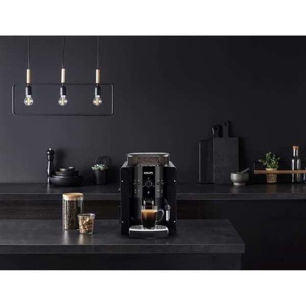 Expresso med kvarn Krups YY4540FD ESSENTIAL Svart + 1 Starbucks kaffepaket