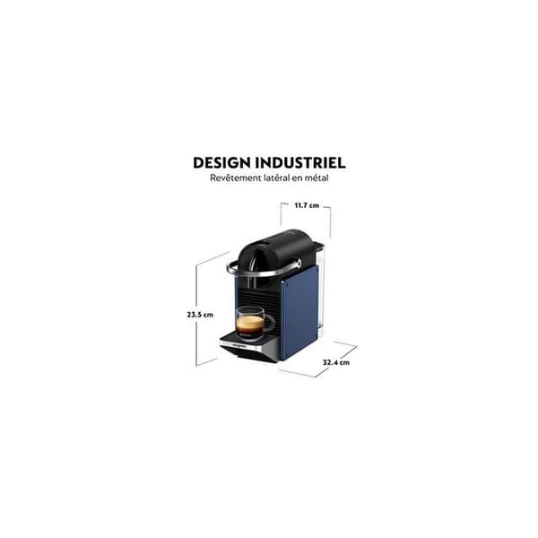 De'Longhi Pixie EN127.BL automatisk kapselbryggare - Nespresso - Svart - 1 L - 15 bar - Avtagbar tank