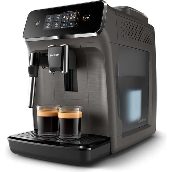 Philips 2200-serien automatisk espressomaskin, mjölkskummare, intuitiv pekskärm, grå (EP2224/10)