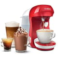 Miniatyrbild 3 av 4: Maskin för flera drycker - BOSCH TAS1006 - TASSIMO T10 HAPPY - Röd och vit - Automatisk avstängning - T-Disc