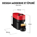 Miniatyrbild 4 av 5: KRUPS NESPRESSO VERTUO POP kaffemaskin Red Espresso kapsel kaffebryggare YY4888FD