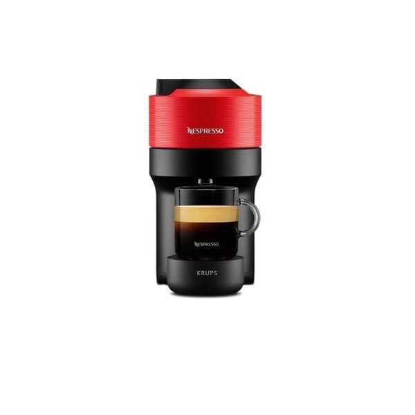 KRUPS NESPRESSO VERTUO POP kaffemaskin Red Espresso kapsel kaffebryggare YY4888FD