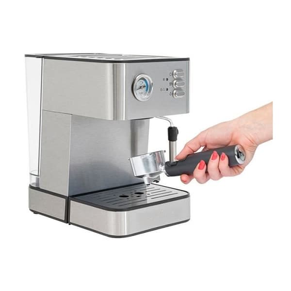 Espressomaskin - PROFICOOK - PC-ES 1209 - 20 bar - Grå - Kompatibel med kaffebönor