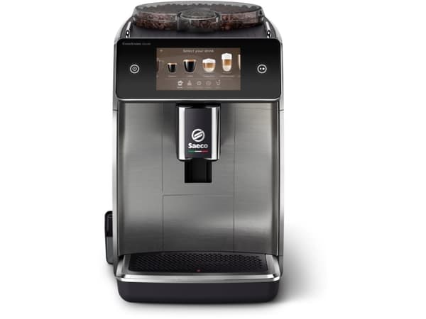 Saeco SM6685/00, Espressomaskin, 1,8 l, Kaffe bønner, Malt kaffe, Innebygd kaffekvern, 1500 W, Sort, Metallisk