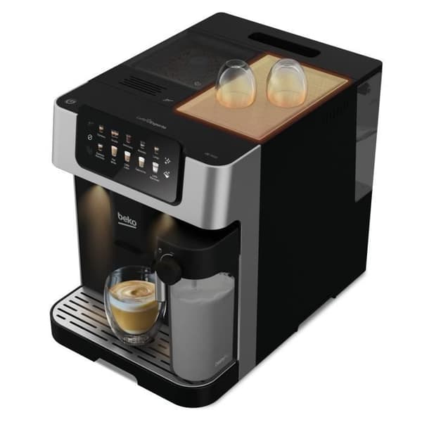 Kaffemaskin med kvarn - BEKO - CEG7304X - 1350 W - 19 barer - Färgpekskärm