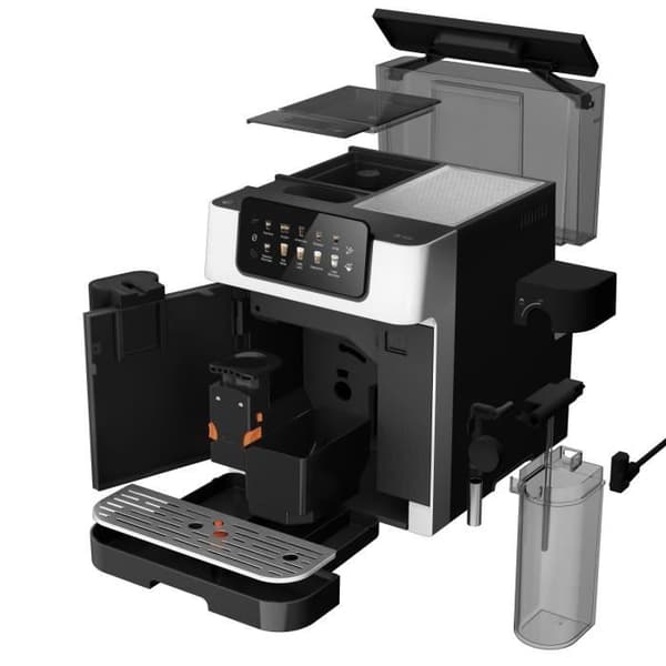 Kaffemaskin med kvarn - BEKO - CEG7304X - 1350 W - 19 barer - Färgpekskärm