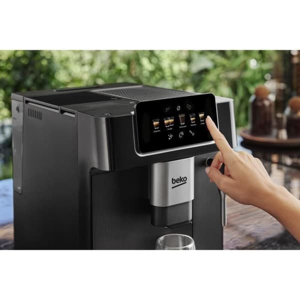 Kaffemaskin med kvarn - BEKO - CEG7302B - 1350 W - 19 barer - Svart
