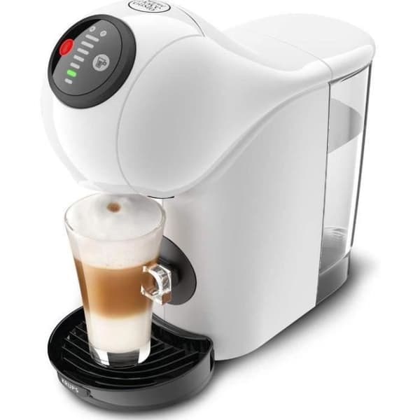 KRUPS Genio S kapselkaffebryggare i vit färg, kompatibel med Dolce Gusto, vattendeponering på 0,8 liter Krups Genio S KP2431.