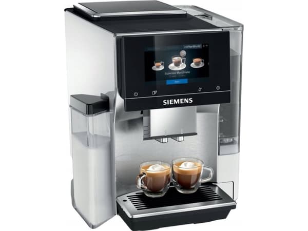 Siemens EQ.700 integral TQ715R03 - Automatisk kaffemaskin med melkeskummer - 19 bar - rustfritt stål
