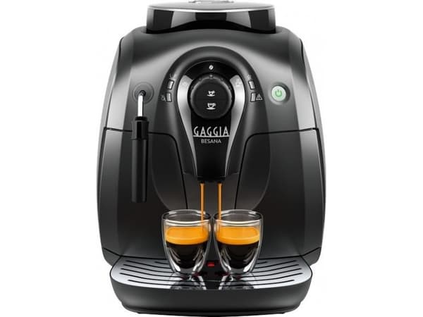 Gaggia Besana, Kombi-kaffemaskin, 1 l, Kaffe bønner, Malt kaffe, Innebygd kaffekvern, 1400 W, Sort