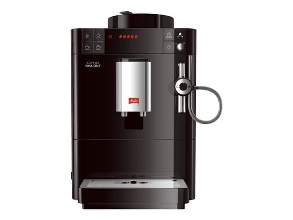 Melitta F530-102, Espressokone, 1,2 L, Kahvipavut, Jauhettu kahvi, Sisäänrakennettu jauhin, 1400 W, Musta