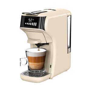 HiBREW 5-i-1 kapsel kaffetrakter H1B-hvit (hvit)