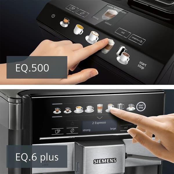 Espressomaskin - SIEMENS - iQ700 TE657319RW - 19 bar - Integrerad kvarn - 1,7 L