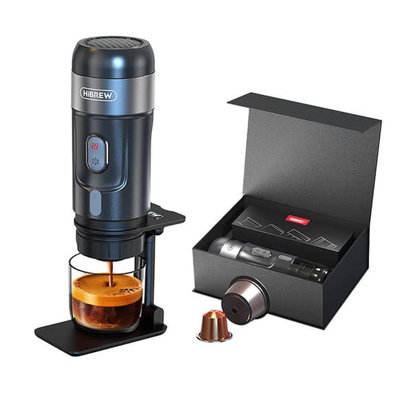 Bærbar 3-i-1 kaffetrakter med etui 80W HiBREW H4A