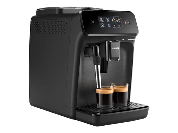 Philips Series 1200 EP1220 - Automatisk kaffemaskin med melkeskummer - 15 bar - mattsvart