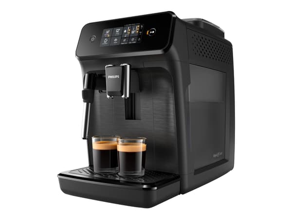 Philips Series 1200 EP1220 - Automatisk kaffemaskin med melkeskummer - 15 bar - mattsvart