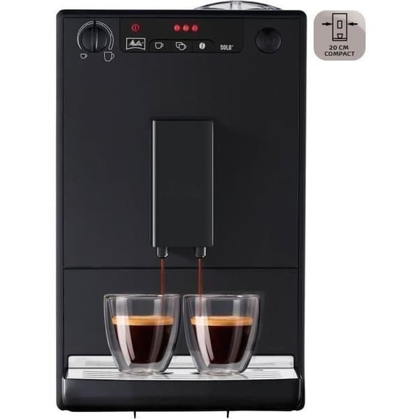 MELITTA Solo Bean Grinder Kaffemaskin - Pure Black