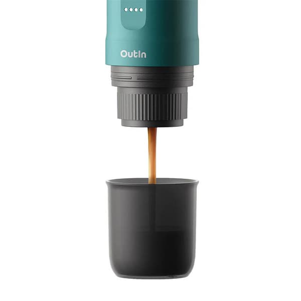 Outin Nano 7500mAh bærbar kaffetrakter (turkis)