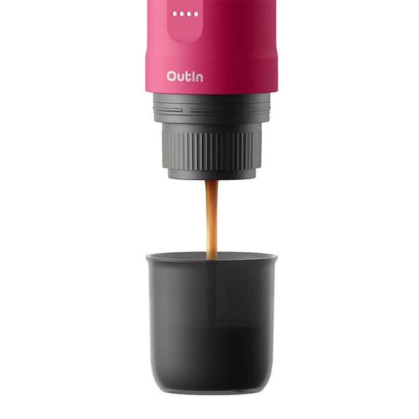 Outin Nano 7500mAh bærbar kaffetrakter (rød)