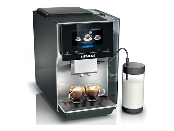 Siemens EQ.700 classic TP715R07 - Automatisk kaffemaskin med melkeskummer - 19 bar - inox sølv metallisk