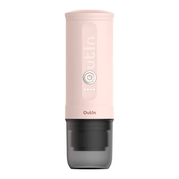 Outin Nano 7500mAh bærbar kaffetrakter (rosa) - BCRF Limited Edition