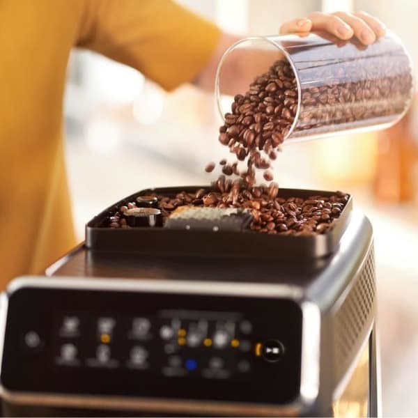 Espressomaskin Automatisk kvarn - PHILIPS - EP2230/10 - LatteGo - 275 g kaffe - 1,8 L - Mattsvart