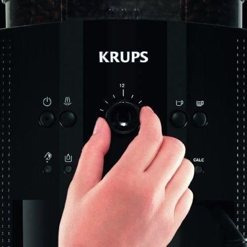 KRUPS Kaffemaskin med kvarn, 2 koppar espresso samtidigt, Automatisk rengöring, EA810870
