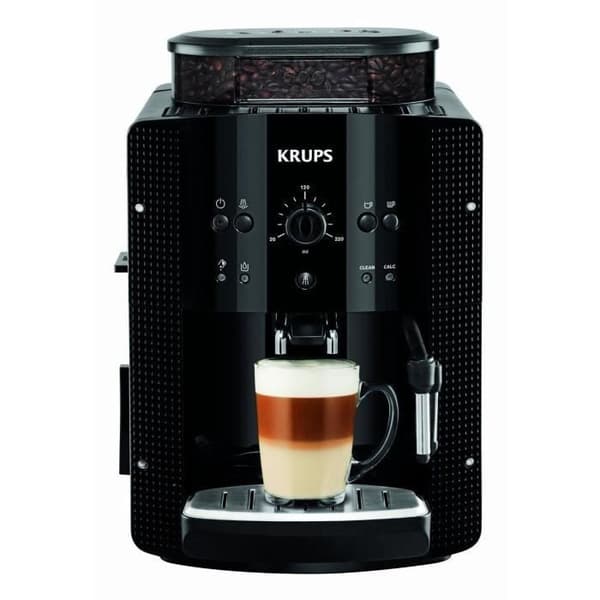 KRUPS Kaffemaskin med kvarn, 2 koppar espresso samtidigt, Automatisk rengöring, EA810870