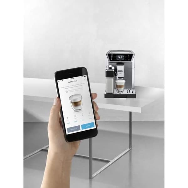 DELONGHI 0132217051 Espressokvarn PrimaDonna Class - 2L tank - 2 samtidiga koppar - 400 gr böntank - Metall&amp;svart
