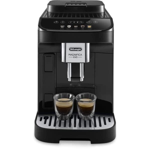 Automatisk espressomaskin med De'Longhi Magnifica Evo kvarn - ECAM290.61.B - mjölkdrycksteknologi, Svart