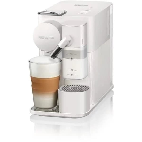 DE'LONGHI EN510.W - Nespresso kaffemaskin - LatteCrema System - 3 drinkar i direkt tillgång - 165 ml mjölktank - Vit