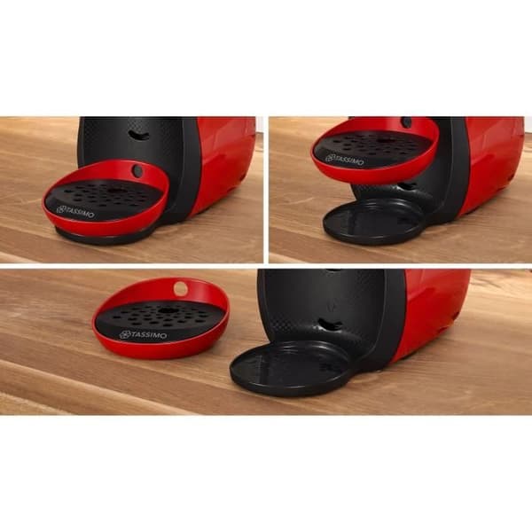 Multidryck kaffemaskin - BOSCH - TASSIMO - T10 Happy röd - 1400 W