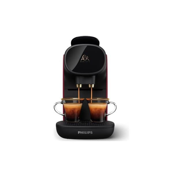 Philips Nespresso kapsel kaffebryggare 19 bars röd och svart - LM9012-53