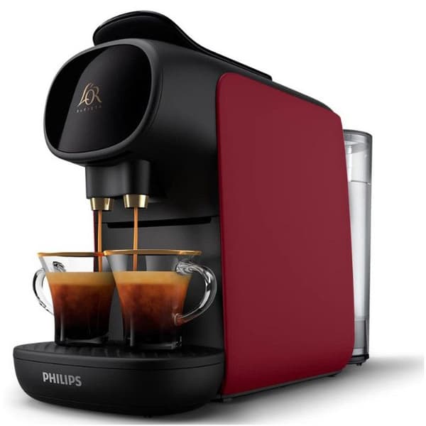 Philips Nespresso kapsel kaffebryggare 19 bars röd och svart - LM9012-53