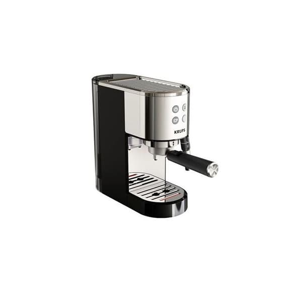 Espressokaffebryggare - KRUPS - XP444C10 - Inox - 2 koppar - Automatisk avstängning