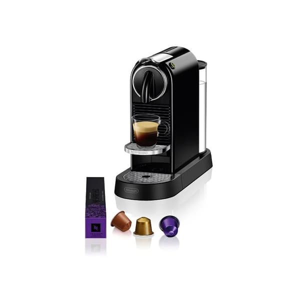 Kaffemaskin - De'Longhi - Nespresso CitiZ EN 167.B - 19 bar - Svart - Kompatible kapsler