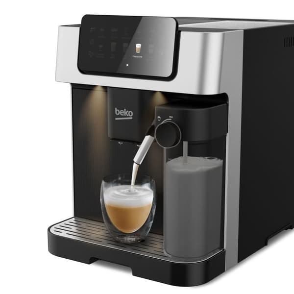 Kaffemaskin med kvarn - BEKO - CEG7304X - 1350 W - 19 barer - Färgpekskärm
