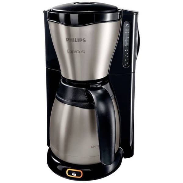 Philips HD7548-20 filterkaffemaskin - Kapacitet 1,2 L - 1000 W - Svart, metallisk