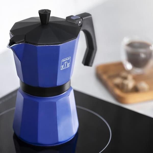 Italiensk kaffebryggare - Cecotec - Cumbia Moklassic 1200 - 775 ml - Induktionskompatibel - Blå färg