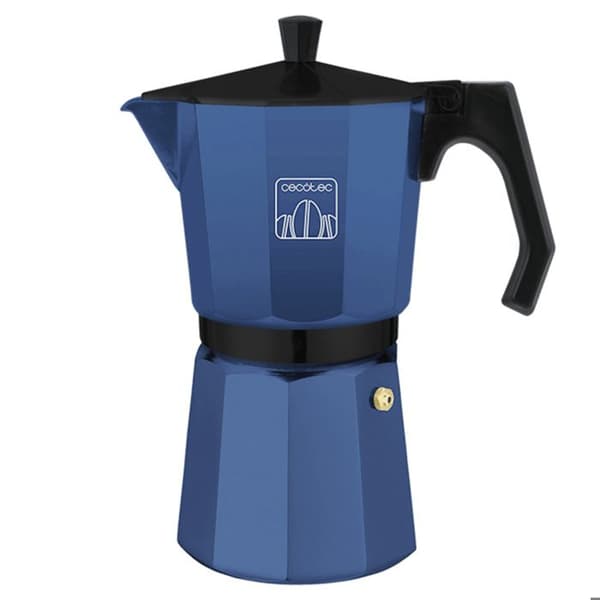 Italiensk kaffebryggare - Cecotec - Cumbia Moklassic 1200 - 775 ml - Induktionskompatibel - Blå färg